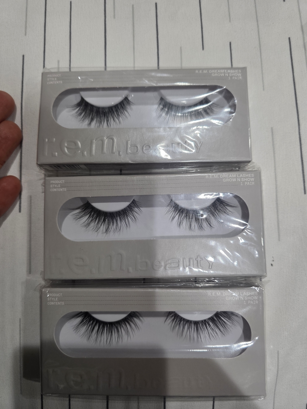 False Eyelashes - Black (3 Pack)